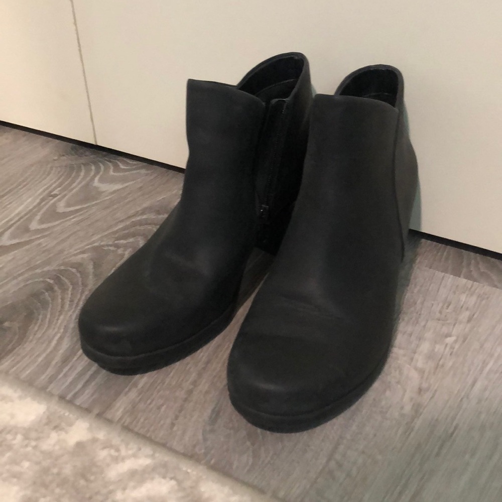Clarks Black Booties